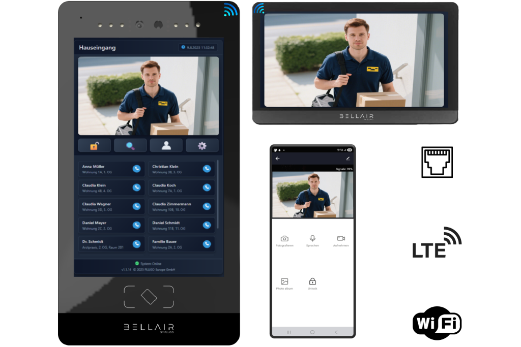 BELLAIR DOOR: Smarte Videogegensprechanlage